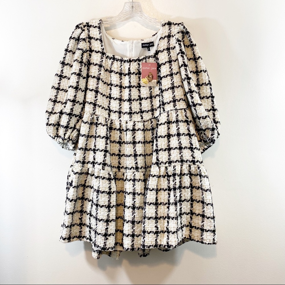 NWT Sister Jane Supper Club Tweed Mini Dress NWT